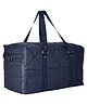 Kuber Industries Storage Duffle Bag  Parachute Travel Storage Bag  Storage Organizer for Clothes  Storage Carrying Bag with Handle  Zipper Closure Storage Bag for Clothes  Blue