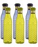 Kuber Industries Water Bottle  Plastic Water Bottle for Fridge  Water Bottle for Kitchen  Ideal for Restaurant  Water Bottle for Refrigerator  Crystal Bingo Bottle  1 LTR  Pack of 6  Multi