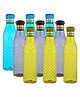 Kuber Industries Water Bottle  Plastic Water Bottle for Fridge  Water Bottle for Kitchen  Ideal for Restaurant  Water Bottle for Refrigerator  Crystal Bingo Bottle  1 LTR  Pack of 9  Multi