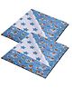 Kuber Industries Baby Sheet  Reversible Baby Plastic Sheet  Crib Sheet for Baby  Bed Wetting Protector Sheet  Baby Mattress Sheet for Baby  Toddler Bed Sheet  Pack of 2  Blue