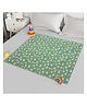 Kuber Industries Baby Sheet  Reversible Baby Plastic Sheet  Crib Sheet for Baby  Bed Wetting Protector Sheet  Baby Mattress Sheet for Baby  Toddler Bed Sheet   Green