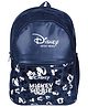 Kuber Industries Disney Mickey School Bag  Leather School Bags  Student Bookbag  School Bag for Girls & Boys  School Backpack for Kids  3 Compartments School Bag  Blue