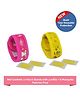 Safe-O-Kid Mosquito Repellent Bands Reusable Ayurvedic & Natural with 4 refills Fruit & Jungle - Yellow & Pink