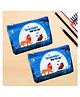 Kuber Industries Pack of 2 Pencil Pouch  Square Stationary Pouch  Pen-Pencil Box for Kids  School Geometry Pouch  Pencil Utility Bag  Zipper Pencil Organizer  Disney-Lion King  Blue