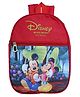Kuber Industries Polyester Waterproof Disney Mickey & Minnie Mouse Print BackpackSturdy School Bag For Kids,Red,
