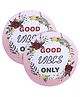 Kuber Industries Wall Hanging QuotesMdf Wooden Round Shaped