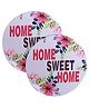 Kuber Industries Wall Hanging QuotesMdf Wooden Round Shaped
