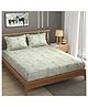 Bajo's King Size Bedsheet with pillow cover - Light Blue