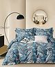 Bajo's Queen size bedsheet with pillow cover - Blue
