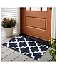 Bajo's antiskid Doormat - Black & White