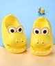 Oh! Pair Slip On Clogs with Crocodile Applique - Yellow
