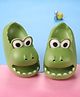 Oh! Pair Slip On Clogs with Crocodile Applique - Green