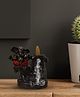 Shree Kala Home Decor Ganesh Ekadanta Smoky Fountain Resin Statue