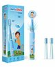 DentoShine Sonic Plus Electric Toothbrush with Brush Heads - Blue