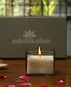 Nakshikathaa Square glass wax filled votive