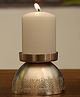 Nakshikathaa Utsav Silver Plated candle stand