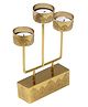 Nakshikathaa Dohar Brass Plated Assorted T light stand