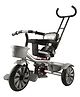 JoyRide Flyer Tricycle For Kids Tricycle with Comfortable Cushion & Brakes in Wheel - Rotating Seat - Boys & Girls Age Group 2 to 5 Years Tricycle - Silver