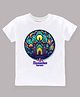 KAVEE Eid Theme Pure Cotton Half Sleeves Ramadan Kareem Text Printed Tee - White