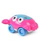 Playmate Pull Back Action Crab Toy - Blue Pink
