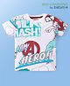 Babyoye Marvel Cotton Knit Half Sleeves T-Shirt with Avengers Print  White - (Print Placement May Vary)