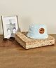 Mi Arcus Unisex 100% Cotton Center Patch Bucket Hat Sky Blue-Diameter 44 CM-Cms