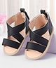 Cute Walk by Babyhug Velcro Closure Booties - Black