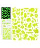 FunBlast Glow in The Dark Animal & Birds Theme 3D Stickers Set  2 Sheets