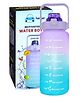 FunBlast Motivational Water Bottle with Time Marker  Multicolor