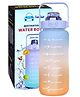 FunBlast Motivational Water Bottle with Time Marker  Multicolor