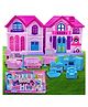FunBlast Princess House Play Set for Kids with Furniture Set, Light & Sound - 18 Pcs