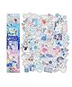 FunBlast DIY 3D Kawaii Stickers Set  16 Sheets (100+ Pcs) Multicolor