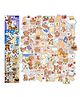 FunBlast DIY 3D Kawaii Stickers Set  16 Sheets (100+ Pcs) Soft Bear