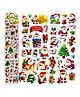 FunBlast Christmas Theme Kawaii Stickers Set  Set of 4 Sheets Multicolor