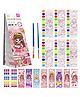 FunBlast Princess Theme 2 in 1 Painting & Drawing Book with Paint Brush  Pink