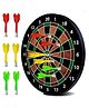 FunBlast Round Magnetic Dart Board Kit for Kids - Target Shooting Game (34 cm)