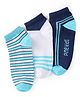 Pine Kids Ankle Length Socks Logo Design Pack of 3 - Multicolor