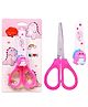 FunBlast Cute Dinosaur Theme Scissor with Safety Cover - Pink