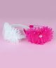 Tia Hair Accessories Set Of 2 Flower With Pearl Detailed  Hair Bands -  White & Dark Pink