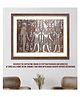 Shree Kala Home Decor Engimatic Egypt Pharaoh woth Goddess Hathor and God of Sky Horus Foil Embossed wall Painting