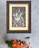 Shree Kala Home Decor Sherawali Mata Painting  Maa Bhavani Foil Embossed Wall Painting Small