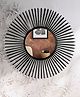 Shree Kala Home Decor Stylish Matte Black Wall Mirror