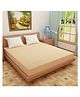 DREAM CARE Cotton Feel Terry Ultra Soft Waterproof Mattress Protector| Breathable Mattress Cover  42x72 Inches - Beige