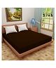 DREAM CARE Cotton Feel Terry Mattress Protector  King Bed Mattress Cover 72x84 Inches - Coffee