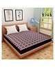 DREAM CARE Cotton Feel Terry Mattress Protector King Bed Mattress Cover 72x72 Inches - Maroon