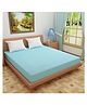 DREAM CARE Cotton Feel Terry Mattress Protector King Bed Mattress Cover 72x72 Inches - Blue