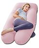 Kwality Dreams Maternity Pillow U Shape Light Pink