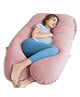 Kwality Dreams Maternity Pillow U Shape Light Pink