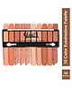 Glam21 Shades of Trend Eyeshadow Palette 10 Highly Pigmented Shades Smudge Free, 8.8g Shade-02