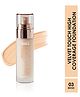 Glam21 Velvet Touch Oil Control Silk Foundation Waterproof High Coverage SPF 35, 50g, Beige-03